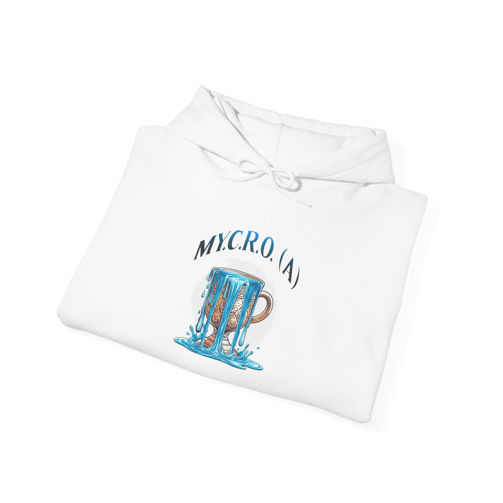 MY.C.R.O. (A) “Overflow” Signature Hoodie – Blue Drip