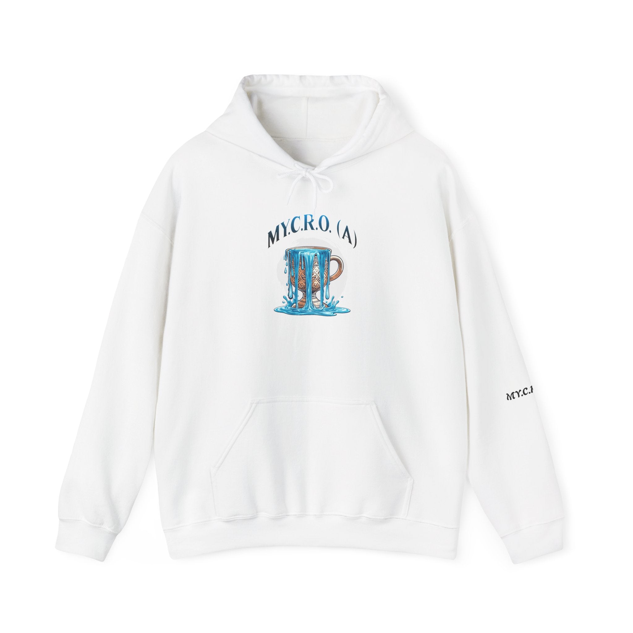 MY.C.R.O. (A) “Overflow” Signature Hoodie – Blue Drip